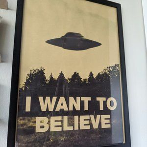 🛸 I WANT TO BELIEVE Print